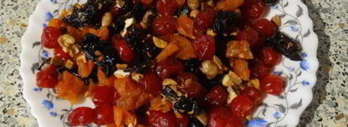 сырный рулет с сухофруктами и орехами. Шаг 5