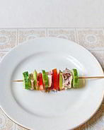 Рыбная закуска на шпажках