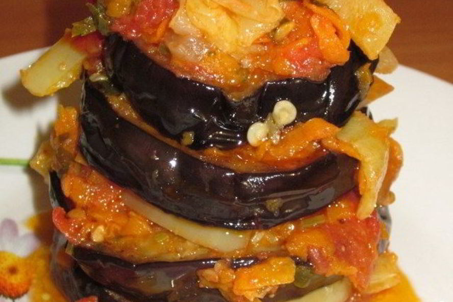 Рецепт соте из баклажанов в мультиварке