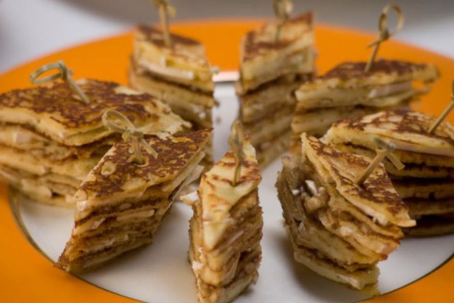 Рецепт блинных сэндвичей