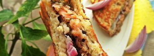 горячий сэндвич с лососем. Шаг 17