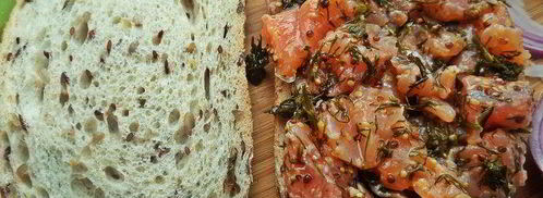 горячий сэндвич с лососем. Шаг 7