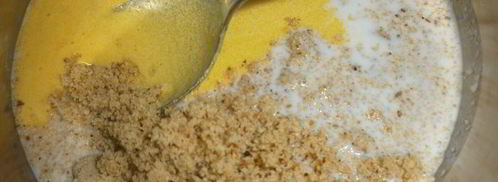 сладкий сэндвич киндэр буэно. Шаг 3