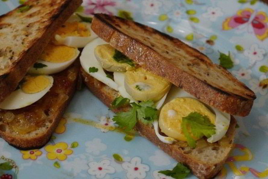 Рецепт сэндвича по-индийски