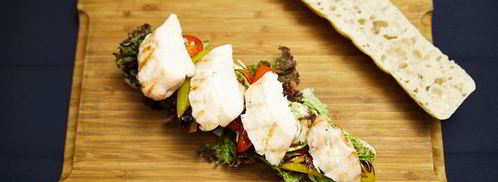 сэндвич с курицей и овощами-гриль. Шаг 11