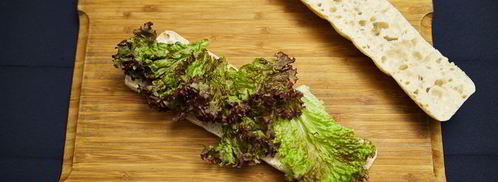 сэндвич с курицей и овощами-гриль. Шаг 7