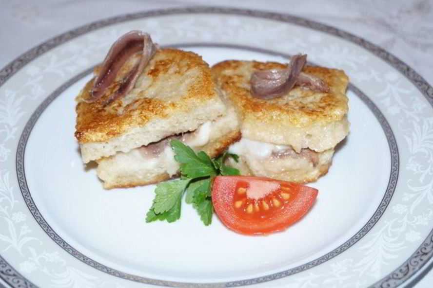 Рецепт сэндвича с моцареллой