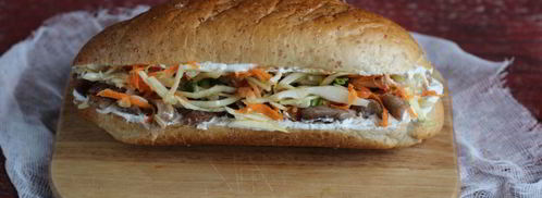 сэндвич с мясом и капустой. Шаг 7