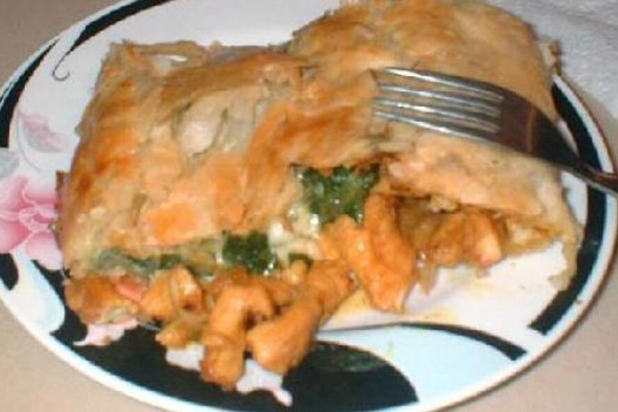 Рецепт сэндвича с цыпленком, шпинатом и сыром