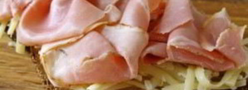 сэндвич с ветчиной и ананасами. Шаг 3