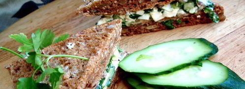 сэндвич с яичным салатом. Шаг 4