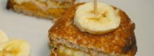 сэндвичи с арахисовым маслом и бананами. Шаг 6