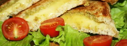 сэндвичи с сыром и соусом песто. Шаг 6