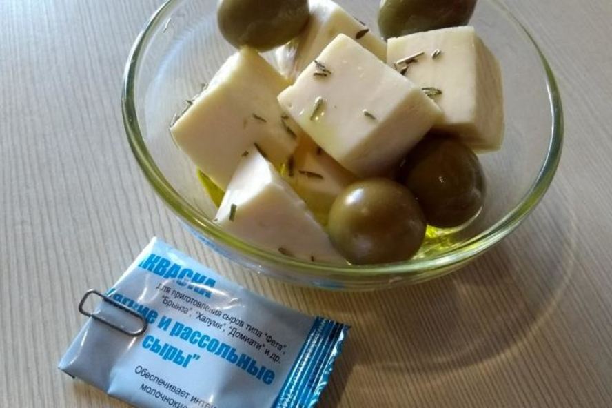 Рецепт сыра фета из коровьего молока