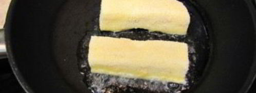 сыр на сковороде. Шаг 4