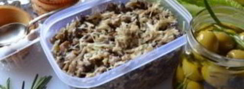 начинка для тарталеток с грибами. Шаг 4