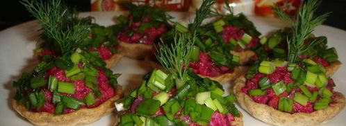 постные тарталетки с рыбой. Шаг 12