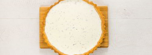 тарталетка со сливочным сыром с помидорами, цуккини и рукколой. Шаг 5