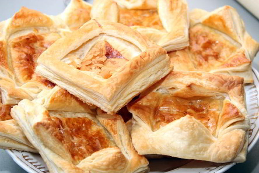 Рецепт тарталеток из слоеного теста