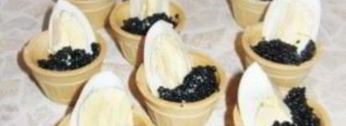 тарталетки с черной икрой. Шаг 4