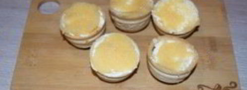 тарталетки с икрой и сливочным сыром. Шаг 4