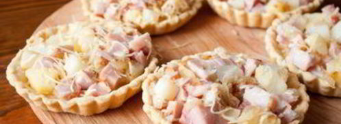 тарталетки с копченой курицей и картофелем. Шаг 8