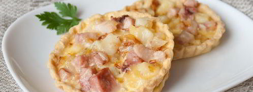 тарталетки с копченой курицей и картофелем. Шаг 11