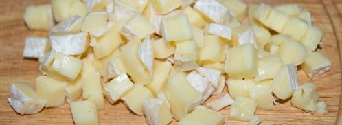 тарталетки с крабовыми палочками и сыром. Шаг 2