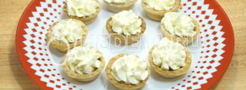 тарталетки с красной икрой. Шаг 2