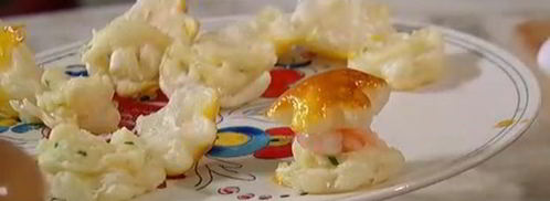 тарталетки с креветками и соусом бешамель. Шаг 10