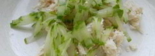 тарталетки с курицей и огурцом. Шаг 3