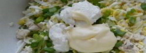 тарталетки с курицей и огурцом. Шаг 5