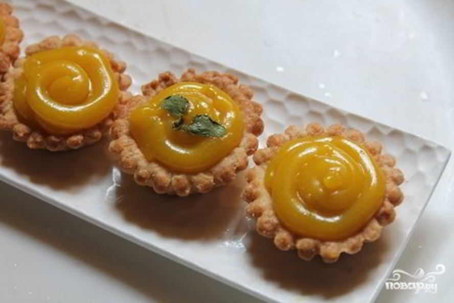 Рецепт тарталеток с лимоном