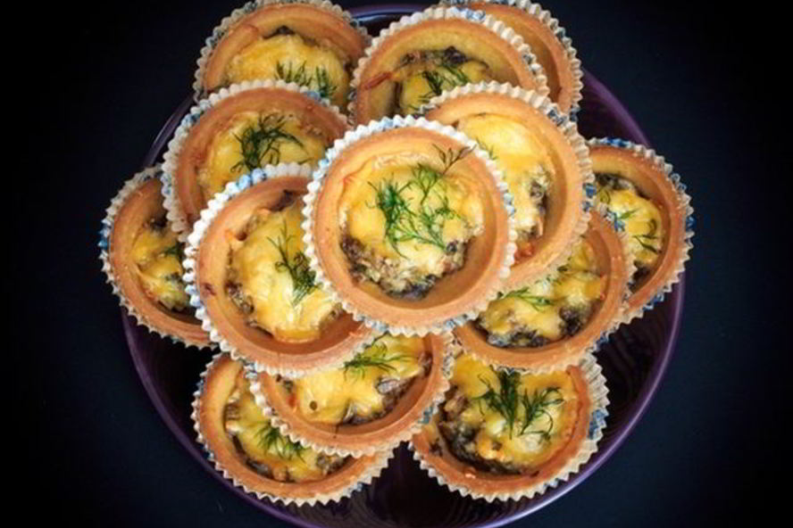 Рецепт тарталеток с морепродуктами