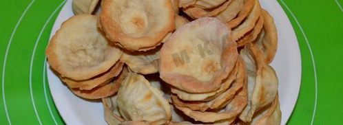 тарталетки с начинкой из крабовых палочек. Шаг 13