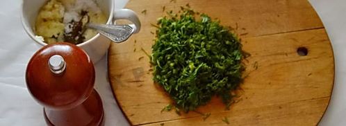 тарталетки с начинкой из крабовых палочек. Шаг 9