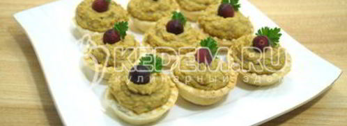 тарталетки с паштетом из фасоли. Шаг 8