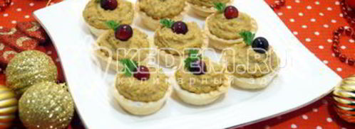 тарталетки с паштетом из фасоли. Шаг 9