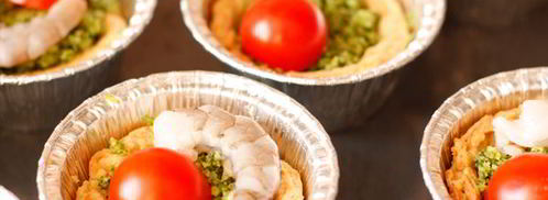 тарталетки с песто и креветками. Шаг 11