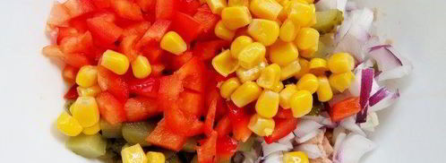 тарталетки с салатом из тунца. Шаг 5