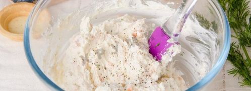 тарталетки с семгой и сыром. Шаг 5