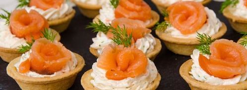 тарталетки с семгой и сыром. Шаг 10