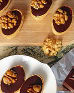 Тарталетки с шоколадной начинкой