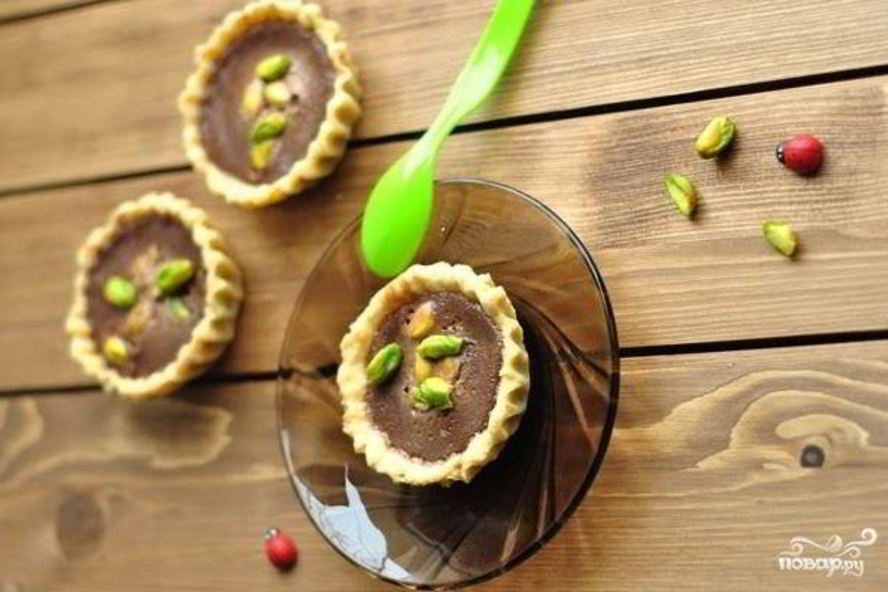 Рецепт тарталеток с шоколадом