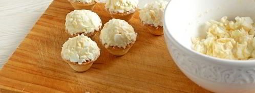 тарталетки с яичным салатом. Шаг 6