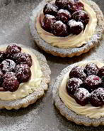 Тарталетки Снегурочкина вишня