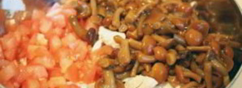 творожные тарталетки с куриным салатом. Шаг 6