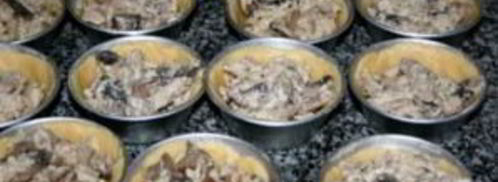 закрытые тарталетки с курицей. Шаг 5