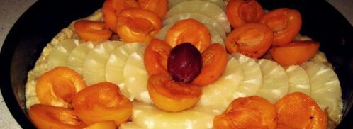 абрикосово-ананасовый тарт в карамели. Шаг 5