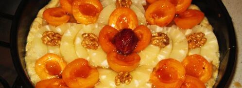 абрикосово-ананасовый тарт в карамели. Шаг 6